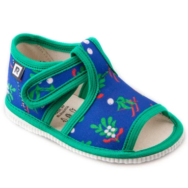 Children's slippers- mistletoe
