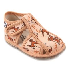 Children's slippers – beige dog