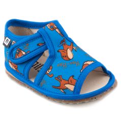 Children's slippers-blue dog