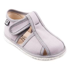 Children's slippers – gray