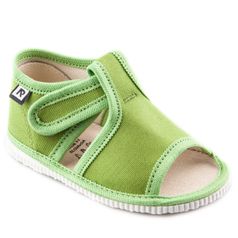 Children's slippers- green